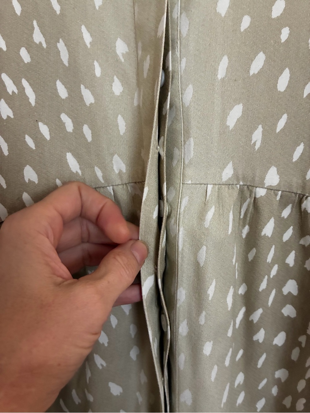 Tuckernuck Antelope Print Cotton Shirt Dress size medium - Picture 4 of 7